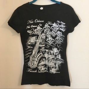 Beautiful! Glittery New Orleans Tee